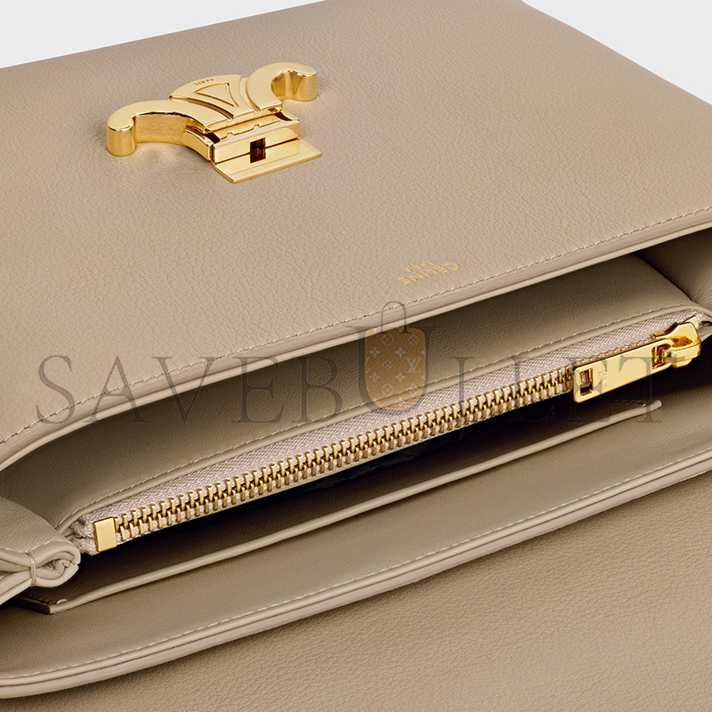 CELINE MEDIUM NINO BAG IN SUPPLE GRAINED CALFSKIN 117523FXK.03CP (25*17.5*10cm)